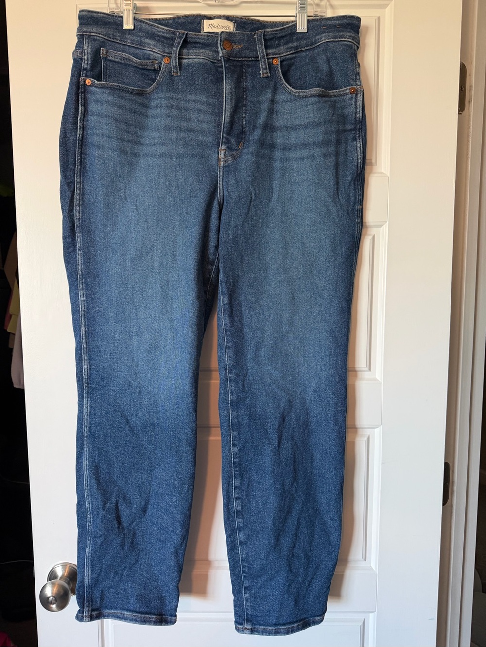 Madewell Women's Blue Stovepipe Jeans